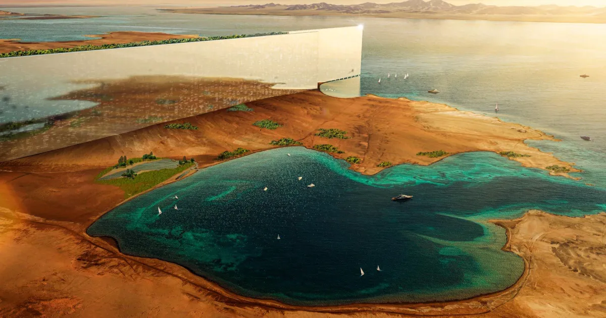 THE LINE Saudi Arabia project saudi ducts