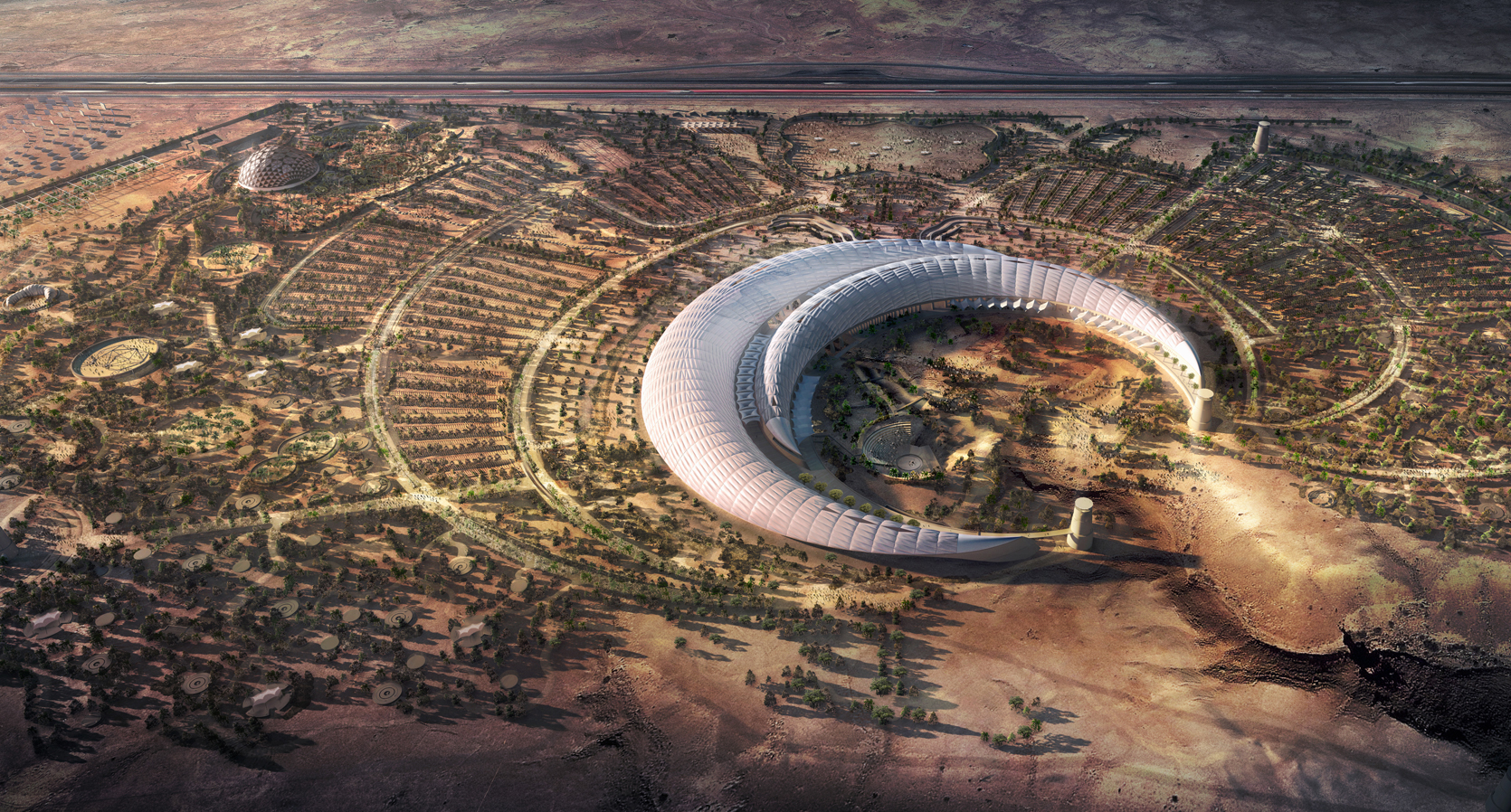 King Abdullah Gardens saudi ducts